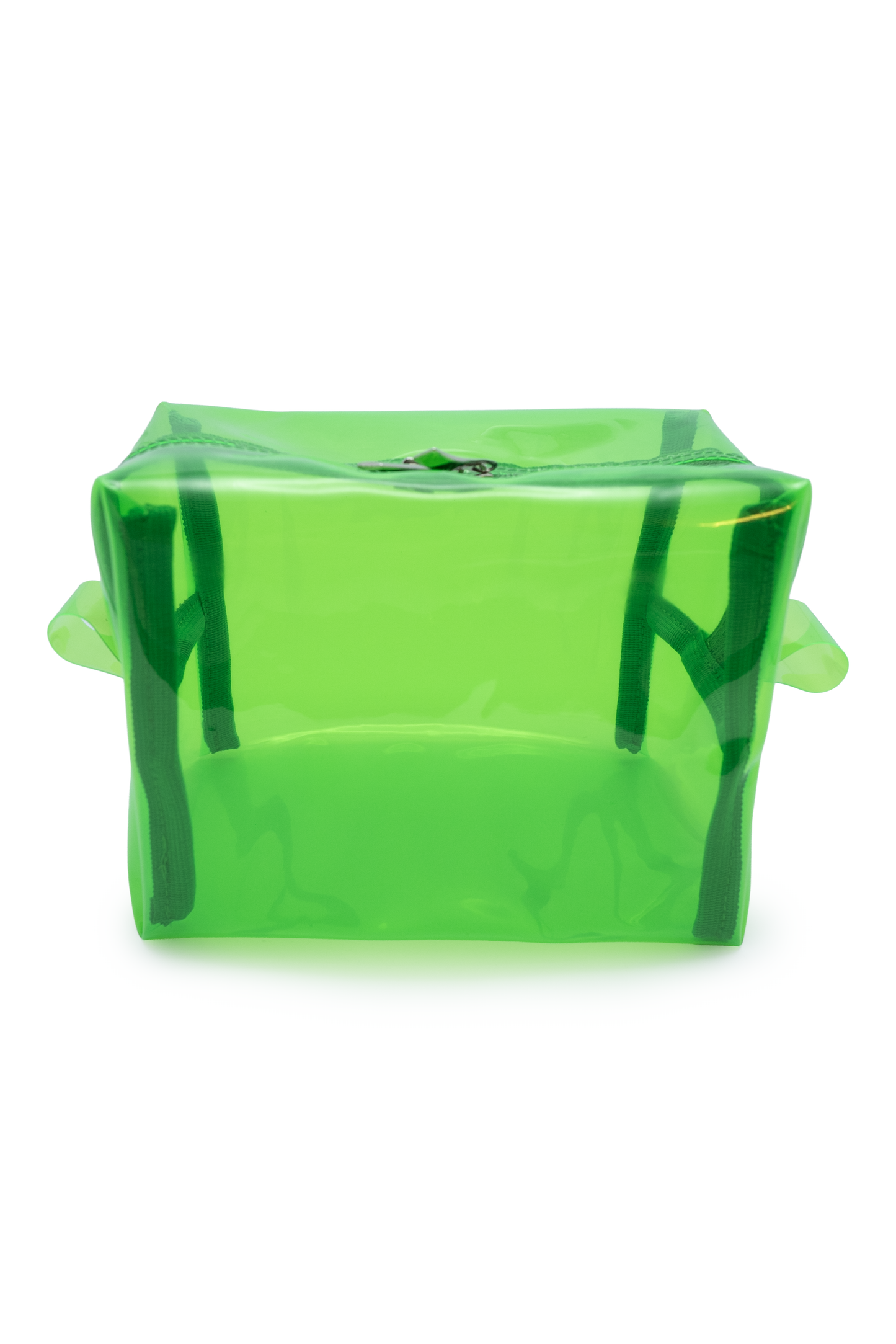 Kit Bolsa Verde com Detalhes Laranja e 2 Nécessaires Modernas e Espaçosas
