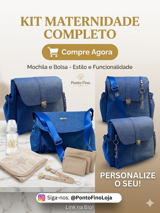Kit Maternidade/ Bolsa e Mochila