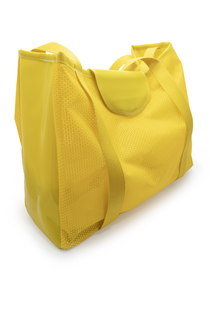Kit Bolsa Amarela com 2 Necessaires Práticas Espaçosa Moderna e Versátil