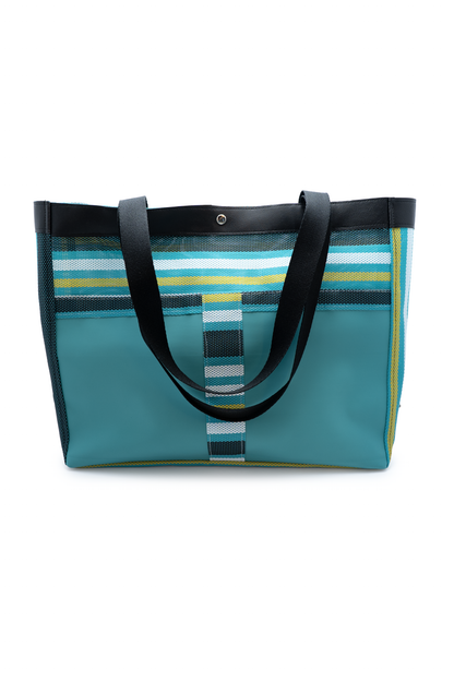 Bolsa Verde Marinho com Nécessaire Combinando – Espaçosa, Moderna e Prática