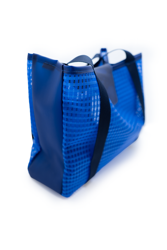 Bolsa Azul Feminina Espaçosa Moderna e Versátil para o Dia a Dia