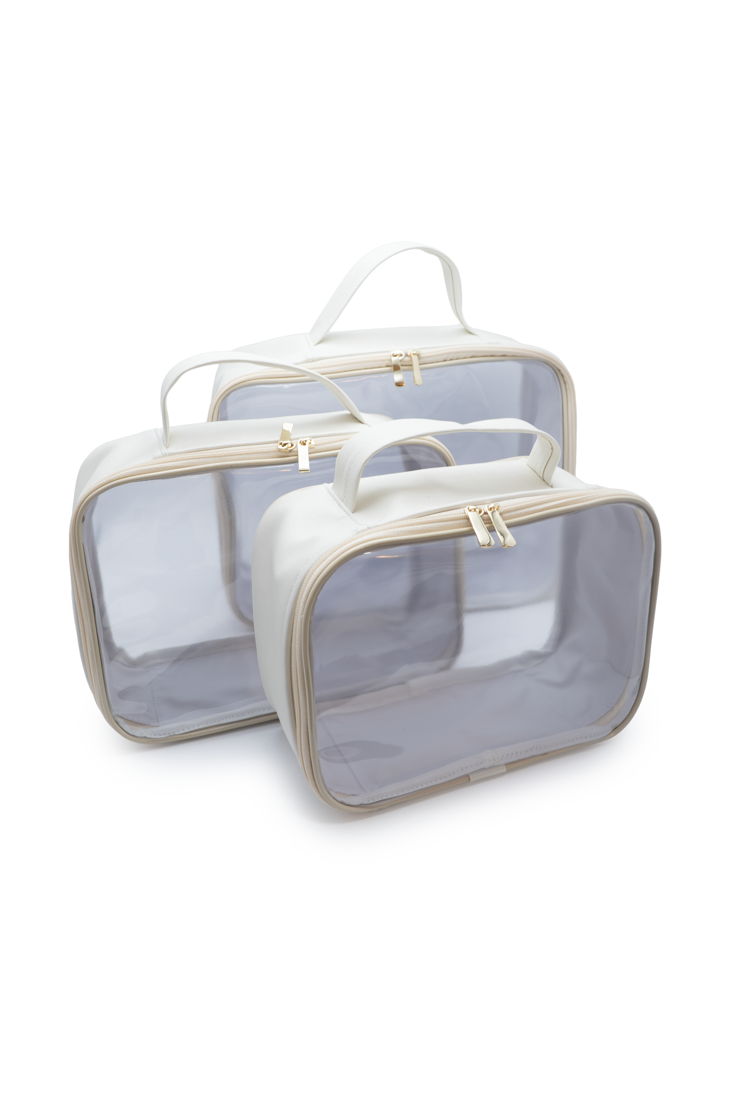 Kit com 3 Organizadores Transparentes Multiuso