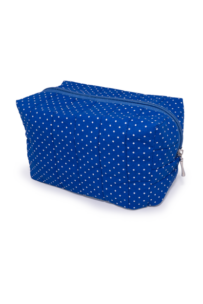 Kit com 4 Nécessaires Azul Marinho em Diferentes Tamanhos