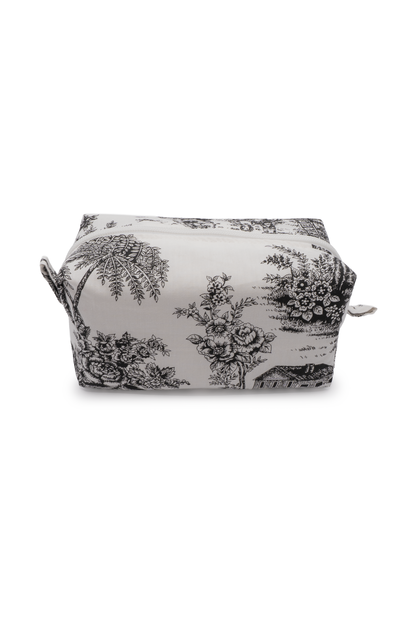 Nécessaire Premium Preta e Branca com Estampa Natureza