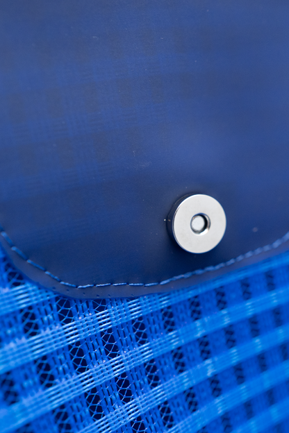 Bolsa Azul Feminina Espaçosa Moderna e Versátil para o Dia a Dia